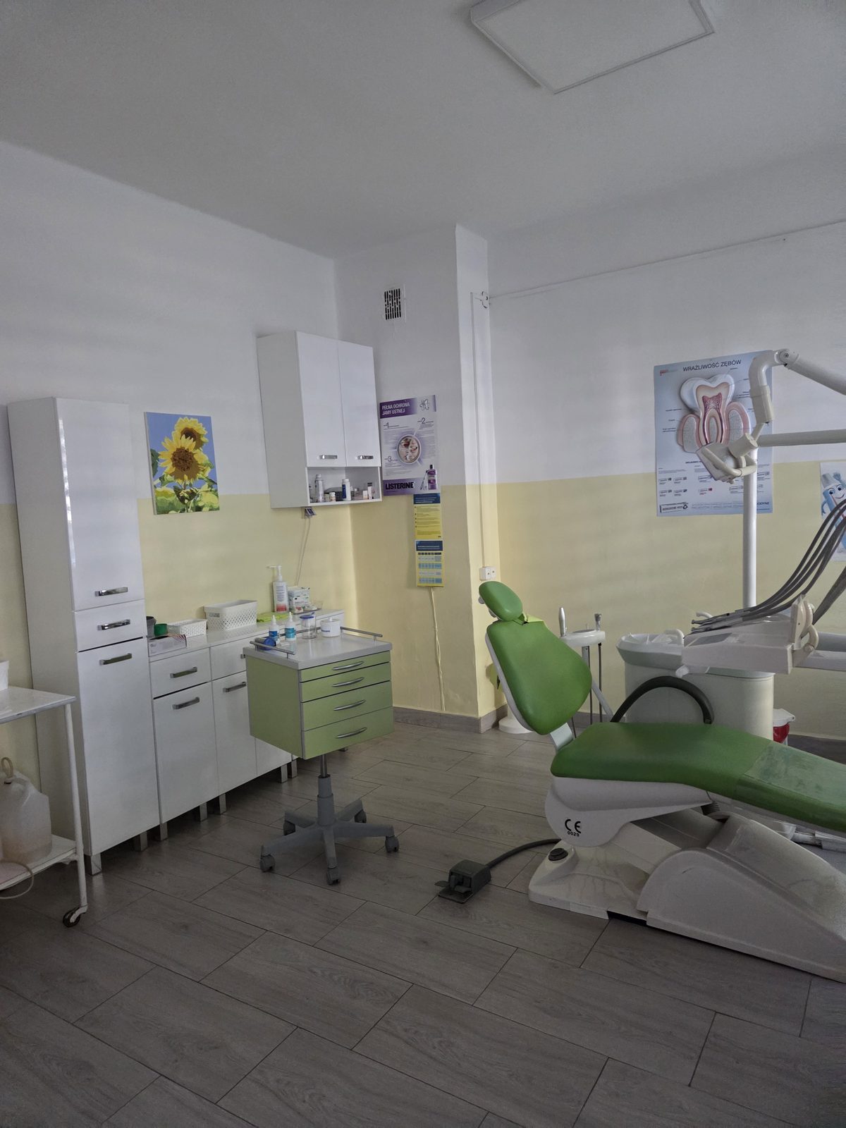 Wnętrze gabinetu przy ul. Szklarskiej 1 w Inowrocławiu